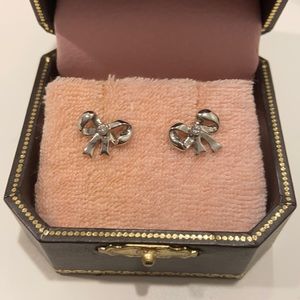 Juicy Couture bow stud earrings